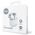 Setty Bluetooth earphones TWS with a charging case TWS-0 white 5900495033161