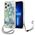 Case IPHONE 13 PRO Guess Hardcase Flower Strap (GUHCP13LHFLSN) green 3666339040499