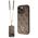 Original Case APPLE IPHONE 15 PRO Guess Hardcase Crossbody 4G Metal Logo (GUHCP15LP4TDSCPW) brown 3666339146962