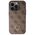 Original Case APPLE IPHONE 15 PRO Guess Hardcase Crossbody 4G Metal Logo (GUHCP15LP4TDSCPW) brown 3666339146962