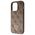 Original Case APPLE IPHONE 15 PRO Guess Hardcase Crossbody 4G Metal Logo (GUHCP15LP4TDSCPW) brown 3666339146962
