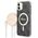 Original Case IPHONE 11 Guess Hardcase 4G Print MagSafe + Wireless Charger (GUBPP13XH4EACSW) black 3666339103361