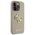 Original Case APPLE IPHONE 15 PRO Guess Hardcase Perforated 4G Glitter (GUHCP15LPSP4LGD) gold 3666339151584