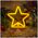 Neon Wood Stand LED STAR warm white FLNW04 Forever Light 5900495268624