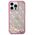 Original Case IPHONE 14 PRO MAX Guess Hardcase Liquid Glitter 4G Transculent (GUHCP14XLC4PSGP) pink 3666339116262