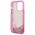 Original Case IPHONE 14 PRO MAX Guess Hardcase Liquid Glitter 4G Transculent (GUHCP14XLC4PSGP) pink 3666339116262