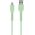 Maxlife MXUC-04 cable USB - USB-C 1,0 m 3A green 5900495875228