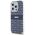 DKNY case for iPhone 15 Pro 6,1&quot; DKHMP15LHRHSEB niebieska HC Magsafe pc tpu repeat texture pattern w stripe 3666339267834