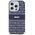 DKNY case for iPhone 15 Pro 6,1&quot; DKHMP15LHRHSEB niebieska HC Magsafe pc tpu repeat texture pattern w stripe 3666339267834