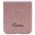 Original Case SAMSUNG GALAXY Z FLIP 5 Guess Hardcase Glitter Script (GUHCZF5HGGSHP) pink 3666339173999