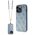 Original Case APPLE IPHONE 15 PRO Guess Hardcase Crossbody 4G Metal Logo (GUHCP15LP4TDSCPB) blue 3666339147105