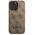 Case IPHONE 13 PRO Guess Hardcase 4G Triangle Logo Cardslot (GUHCP13LP4TPW) brown 3666339048228