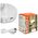 LED desk Lamp 10W, 3000/4500/6000K, induction charging, touch control, dimmer, white,  LTC 5902270787689