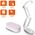 Collapsable LED desk Lamp 10W, 3000/4500/6000K, 1200mAh, pink, LTC 5902270787719