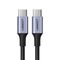 Ugreen Ugreen - Data Cable (70428) - Type-C to Type-C, 100W, USB-C 2.0 & PD, 1.5m - Space Gray 6957303874286 έως 12 άτοκες Δόσεις