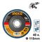 Ingco Δίσκος Λείανσης Φίμπερ για Inox k40 115mm Fdz1151 6941640160911 έως 12 Άτοκες Δόσεις