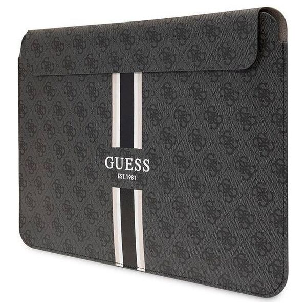 Bag LAPTOP 14" Guess Sleeve 4G Printed Stripes (GUCS14P4RPSK) black 3666339120511