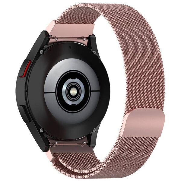 Strap for SAMSUNG GALAXY WATCH 4 / 5 / 5 PRO / 6 / 7 / FE Tech-Protect Milaneseband gold & pink 5906302313792