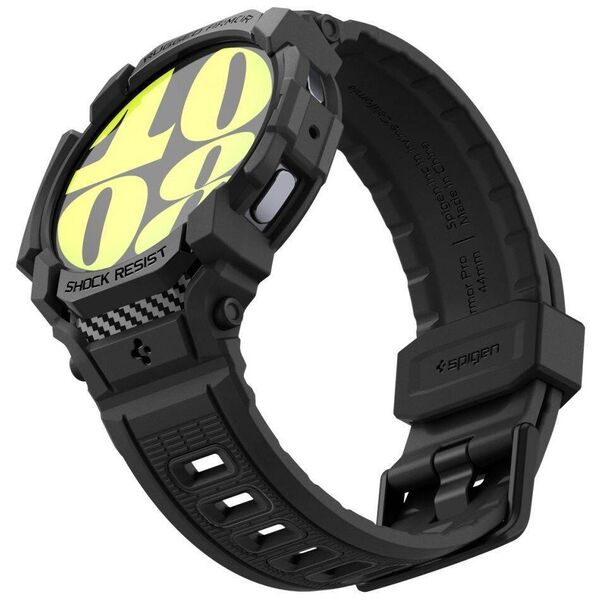 Strap for SAMSUNG GALAXY WATCH 7 (44 MM) Spigen Rugged Armor ”Pro” Matte black 8809971232098