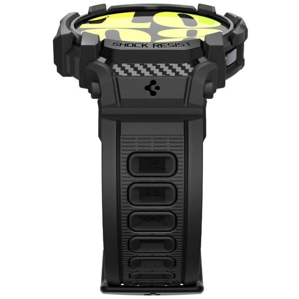 Strap for SAMSUNG GALAXY WATCH 7 (44 MM) Spigen Rugged Armor ”Pro” Matte black 8809971232098