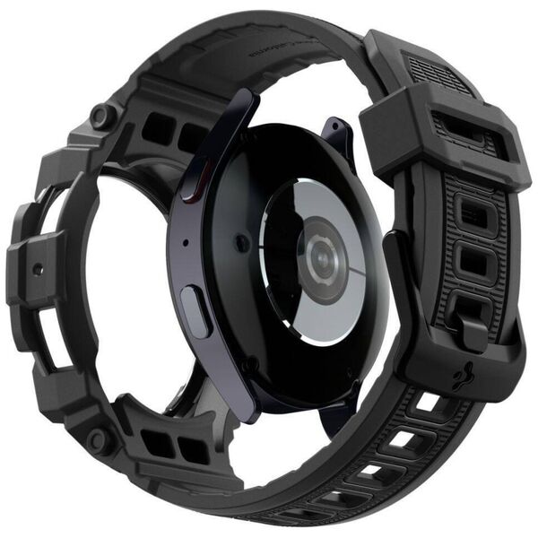 Strap for SAMSUNG GALAXY WATCH 7 (44 MM) Spigen Rugged Armor ”Pro” Matte black 8809971232098