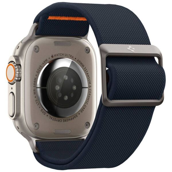 Strap for APPLE WATCH 4 / 5 / 6 / 7 / 8 / SE / ULTRA (42 / 44 / 45 / 49 MM) Spigen Fit Lite Ultra navy blue 8809896743372