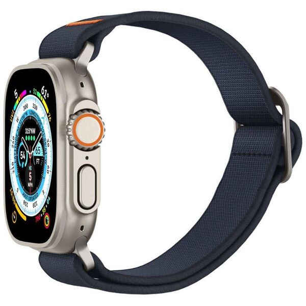 Strap for APPLE WATCH 4 / 5 / 6 / 7 / 8 / SE / ULTRA (42 / 44 / 45 / 49 MM) Spigen Fit Lite Ultra navy blue 8809896743372