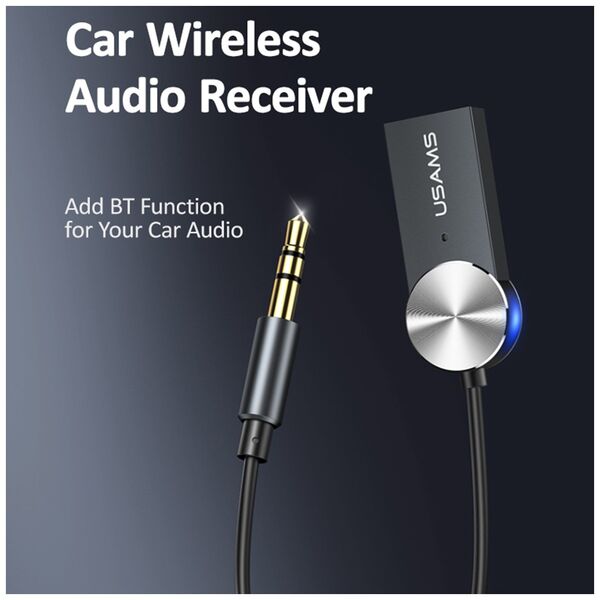 USAMS Usams - Wireless Audio Receiver (US-SJ464) - Jack 3.5mm, Bluetooth 5.0 - Tarnish 6958444922768 έως 12 άτοκες Δόσεις