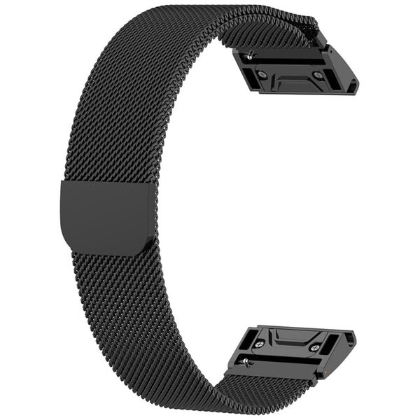 Techsuit Strap for Instinct 2S/2S Solar/Approach S70 42mm/Forerunner 220/230/235/235/630/735 - Techsuit Watchband QuickFit 20mm (W009) - Black 5949419219366 έως 12 άτοκες Δόσεις