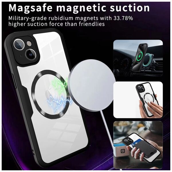 Techsuit Case for iPhone 15 + Cover - Techsuit ColorVerse 360 MagSafe MagSafe Series - Purple 5949419227125 έως 12 άτοκες Δόσεις
