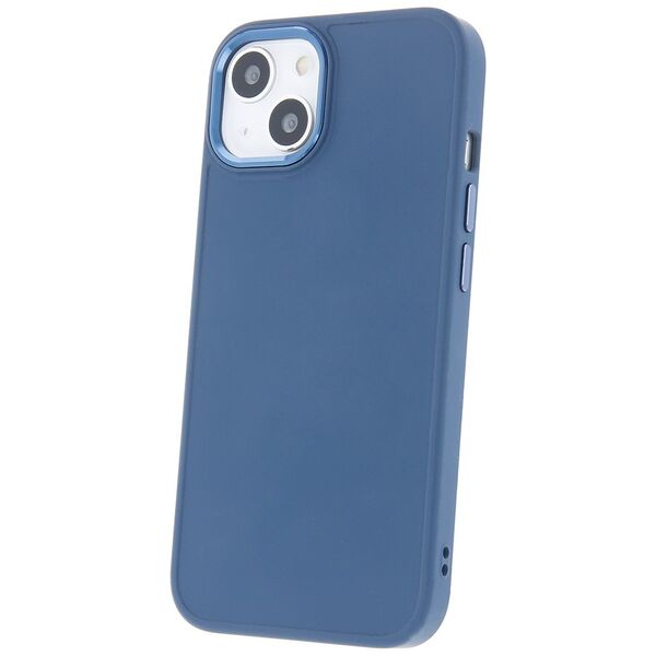 Satin case for Samsung Galaxy S22 dark blue 5900495028549