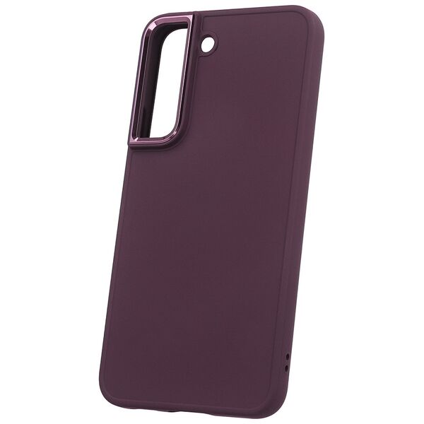 Satin case for Samsung Galaxy S22 burgundy 5900495029065