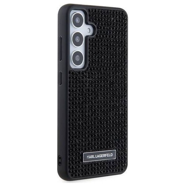 Original Case SAMSUNG GALAXY S24 Karl Lagerfeld Hardcase Rhinestone Metal Logo (KLHCS24SHDSPRK) black 3666339241872