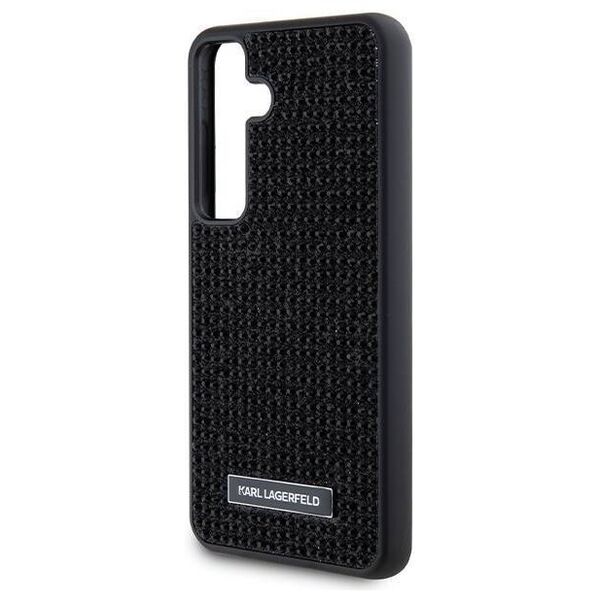 Original Case SAMSUNG GALAXY S24 Karl Lagerfeld Hardcase Rhinestone Metal Logo (KLHCS24SHDSPRK) black 3666339241872