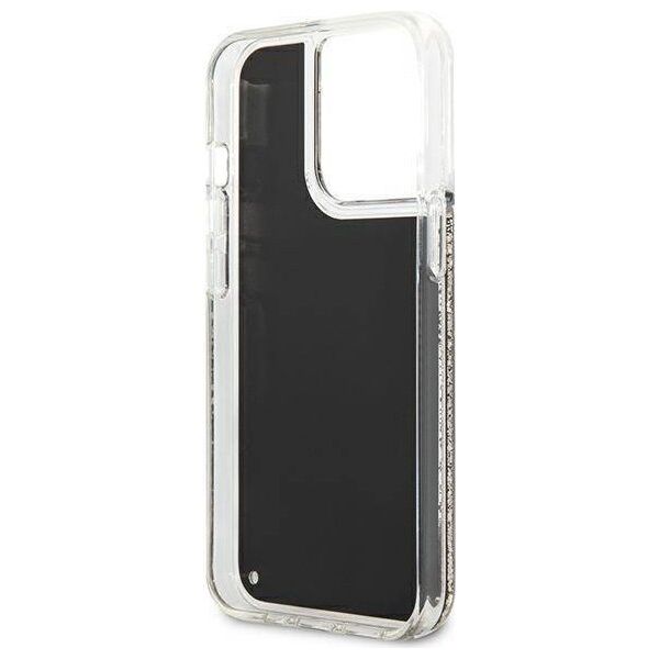 Original Case IPHONE 13 PRO Karl Lagerfeld Hardcase Liquid Glitter Gatsby (KLHCP13LLGGKBK) black 3666339049829