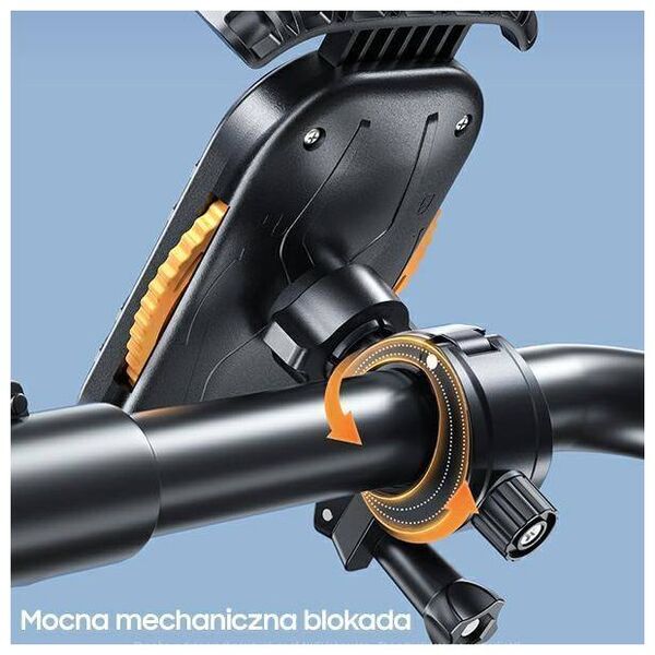 Bicycle Holder 4.7" - 6.7" for AWEI Frame (X29) black 6954284003292
