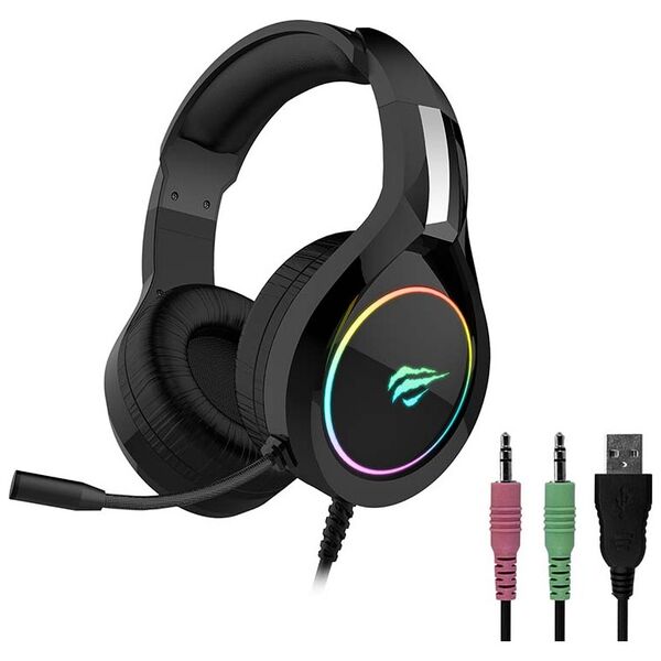 Havit GAMENOTE H2232D RGB USB+3.5mm gaming headphones 6939119019617