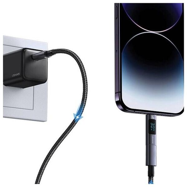 USB-C adapter - Lightning Digital Display 30W USAMS AU18 SJ681LN01 (US-SJ681) steel / aluminum 6958444908984