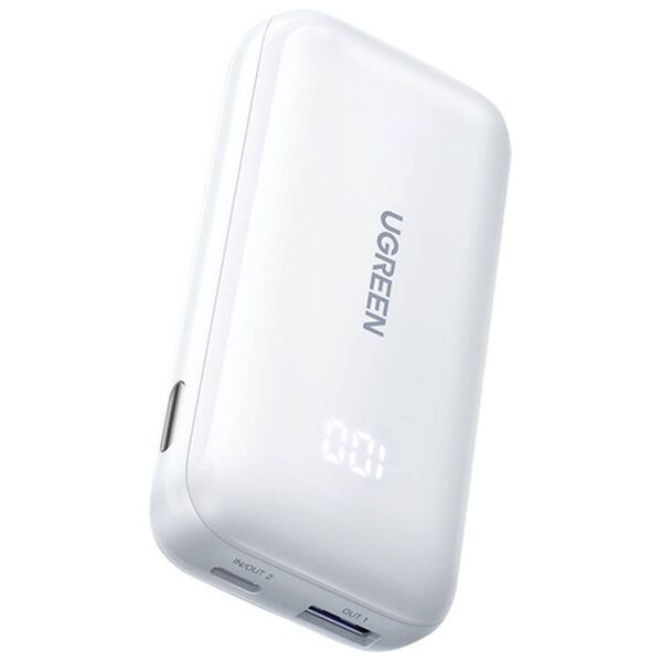 Powerbank 10000mAh 30W PD USB + USB-C UGREEN Nexode PB501 white 6941876221899