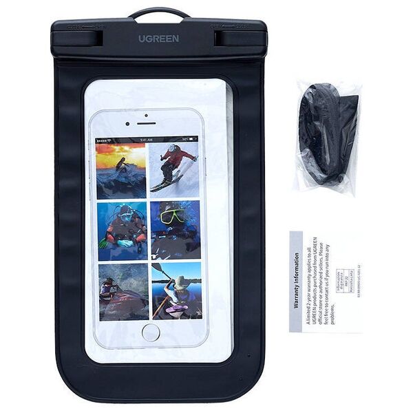 Waterproof case for phone / smartphone Ugreen LP716, IPX8 6941876241811