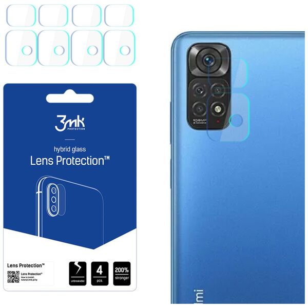 3MK Lens Protect Xiaomi Redmi Note 11s 4G Camera lens protection 4 pcs 5903108462891