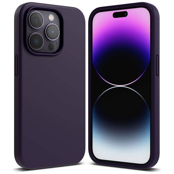 Case IPHONE 14 PRO Ringke Silicone purple 8809881268040