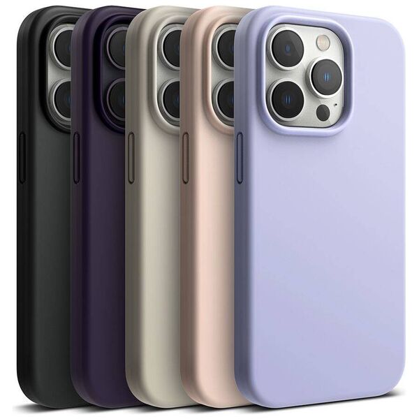 Case IPHONE 14 PRO Ringke Silicone purple 8809881268040