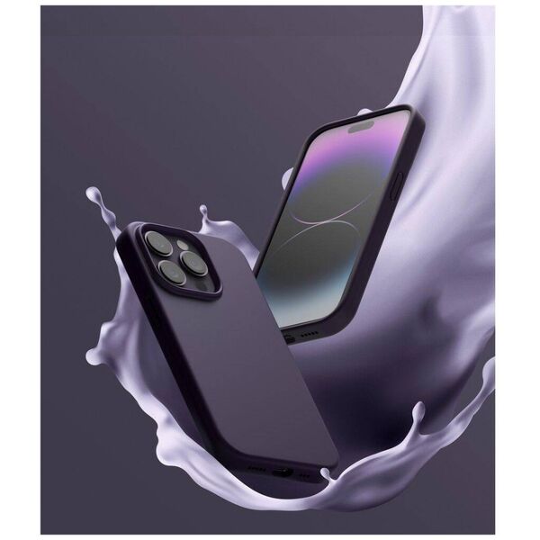 Case IPHONE 14 PRO Ringke Silicone purple 8809881268040