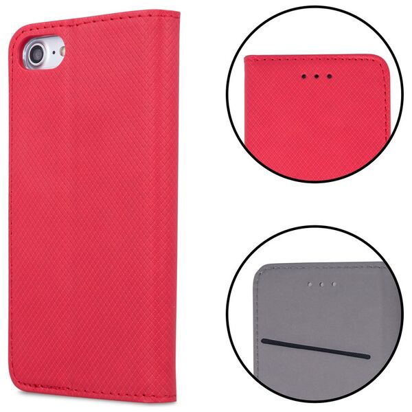 Smart Magnet case for Realme 8 / 8 Pro red 5900495920942