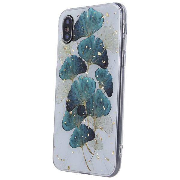Gold Glam case for Samsung Galaxy S21 leaves 5900495924186