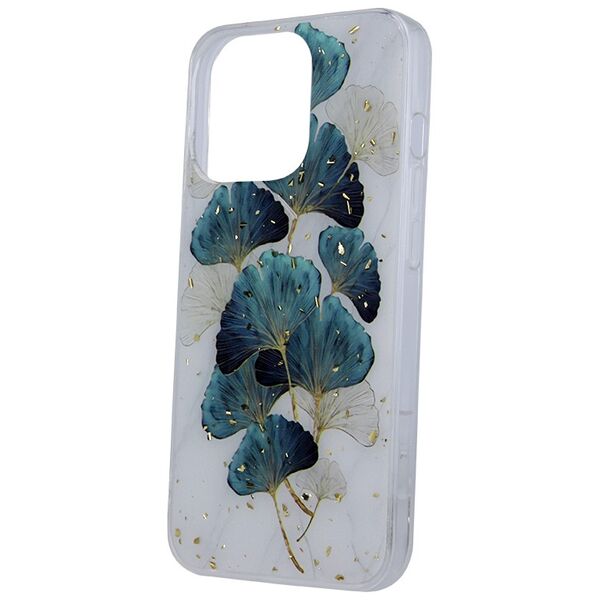 Gold Glam case for Samsung Galaxy S21 leaves 5900495924186