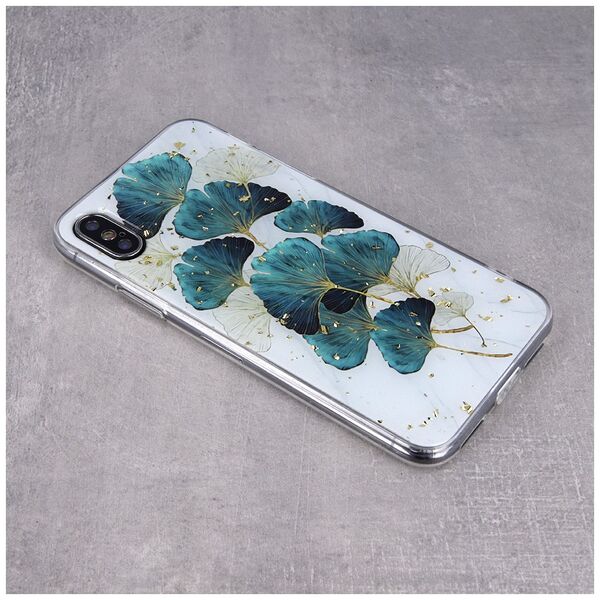 Gold Glam case for Samsung Galaxy S21 leaves 5900495924186
