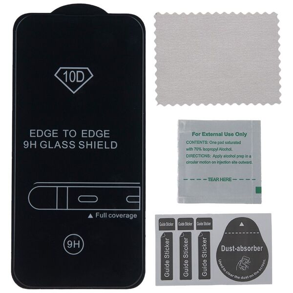 Tempered glass 10D for Samsung Galaxy S21 / S21 5G black frame 5900495922649
