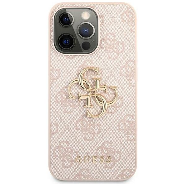 Guess case for iPhone 13 6,1&quot; GUHCP13M4GMGPI pink hard case 4G Big Metal Logo 3666339024840